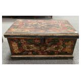 LATE 17TH CENT OR EARLY 18TH CENT. PAINTED WOOD -