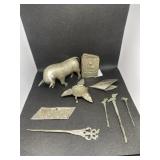 SILVER PLATE ITEMS FROM THE TACORA FLEA MARKET IN