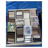 1 PARTIAL BOX OF ASSORTED BASEBALL CARDS
