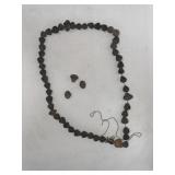 ICA NECKLACE - CERAMIC SPINNING WHORLS AND