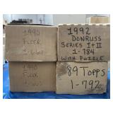 4 FULL BOXES OF ASSORTED BASEBALL CARDS