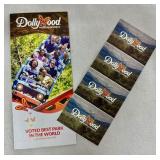 (4) Dollywood Theme Park Tickets