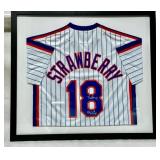 Autographed Daryl Strawberry baseball jersey