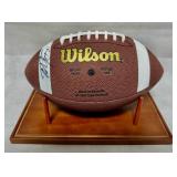 Autographed Tee Martin football