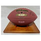 Autographed Devin Harper football