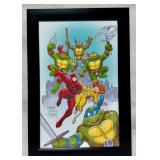 Guy Gilchrist autographed Ninja Turtles print