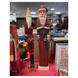 2 TALL CRAFT SANTA CLAUSES