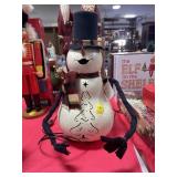 LIGHTED GOURD SNOWMAN