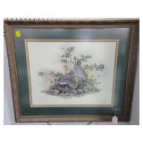 BIRD PRINT BY PAT FORD 1981 SIGNED AND