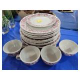 16 PC SHENANGO IRONSTONE DINNERWARE.