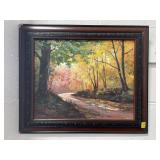 COUNTRY LANE BY AURORA - PRINT ON CANVASE -