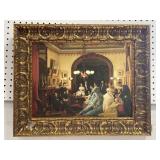 19TH CENTURY PARTY - FRAMED - 18" X 22"