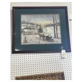 SLEIGH RIDE BY CHARLES ROY SMITH - ARTIST SIGNED -