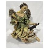 MANTLE SITTING COMPOSITE ANGEL - DAMAGED