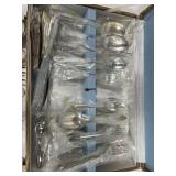 NICKEL SILVER FLATWARE - JAPAN - 70 PC SET -
