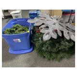 CHRISTMAS GREENERY AND WREATHS