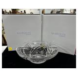 (2) WATERFORD MAXIMILIAN 12" BOWLS.