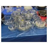 33 PC PYREX GLASS COOK/BAKE WARE