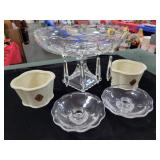 PRISMS, COMPOTE, COVERED DISHS, ETC..