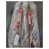 LIGHTED HOLLY BRANCH DECORATIONS.