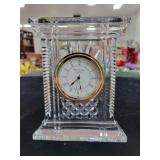 WATERFORD CRYSTAL SHELF CLOCK