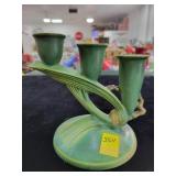 ROSEVILLE TRIPLE CANDLESTICK