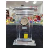 WATERFORD CRYSTAL SHELF CLOCK