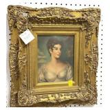 PRINT OF A 19TH CENTURY LADY - MUSEUM STYLE.