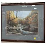 CREEK SCENE BY T. CHANDLER #357/1500 -.