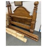 QUEEN SIZE CANON BALL STYLE BED - FRAME ONLY.