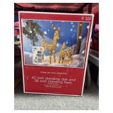42" STANDING DOE AND 26" STANDING FAWN DECOR