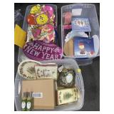 HOLIDAY PARTY PLATES, NAPKINS, ETC..