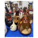 GOURD HALLOWEEN DECORATIONS.