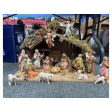 FONTANINI HEIRLOOM 16 PC. NATIVITY SCENE
