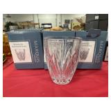3 WATERFORD HURRICANE VASE