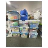 TUPPERWARE AND OTHER STORAGE CONTAINERS - 10 TOTES