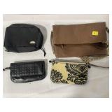 STELLA & DOT PURSE, SPARTIMA AND SAMSONITE.