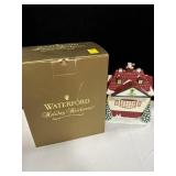 WATERFORD CERAMIC HOLIDAY HEIRLOOM CANDY JAR.
