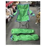 2 FOLDING CAMP CHAIRS.
