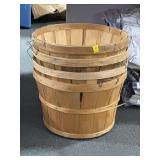 (4) BUSHEL BASKETS.