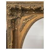 DECORATIVE MIRROR IN MUSEUM STYLE FRAME - .