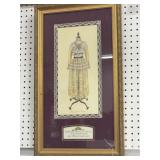 DRESS FORM BY SANDY LYNAM CLOUGH - FRAMED -