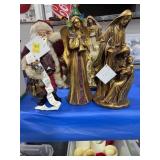 6 CHRISTMAS FIGURINES
