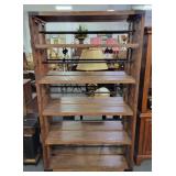 CRAFT MADE INDUSTRIAL LOOK SHELF - 48" X 11"X80".