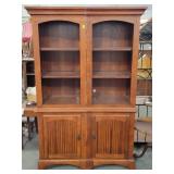 BOOK CASE WITH SINGLE DOOR BASE - 2 TIMES BID.