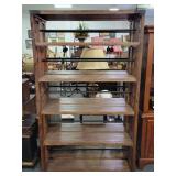 CRAFT MADE INDUSTRIAL LOOK SHELF - 48" X 11"X80".