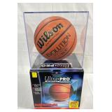 PAT SUMMITT AUTOGRAPHED BASKETBALL - WITH.