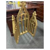 TRIPLE CATHEDRAL MIRROR - 37" HIGH.