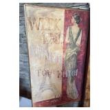 "WEEK END IN PARIS" ART - DAMAGED