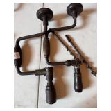 2 ANTIQUE BRACES W/2 BITS